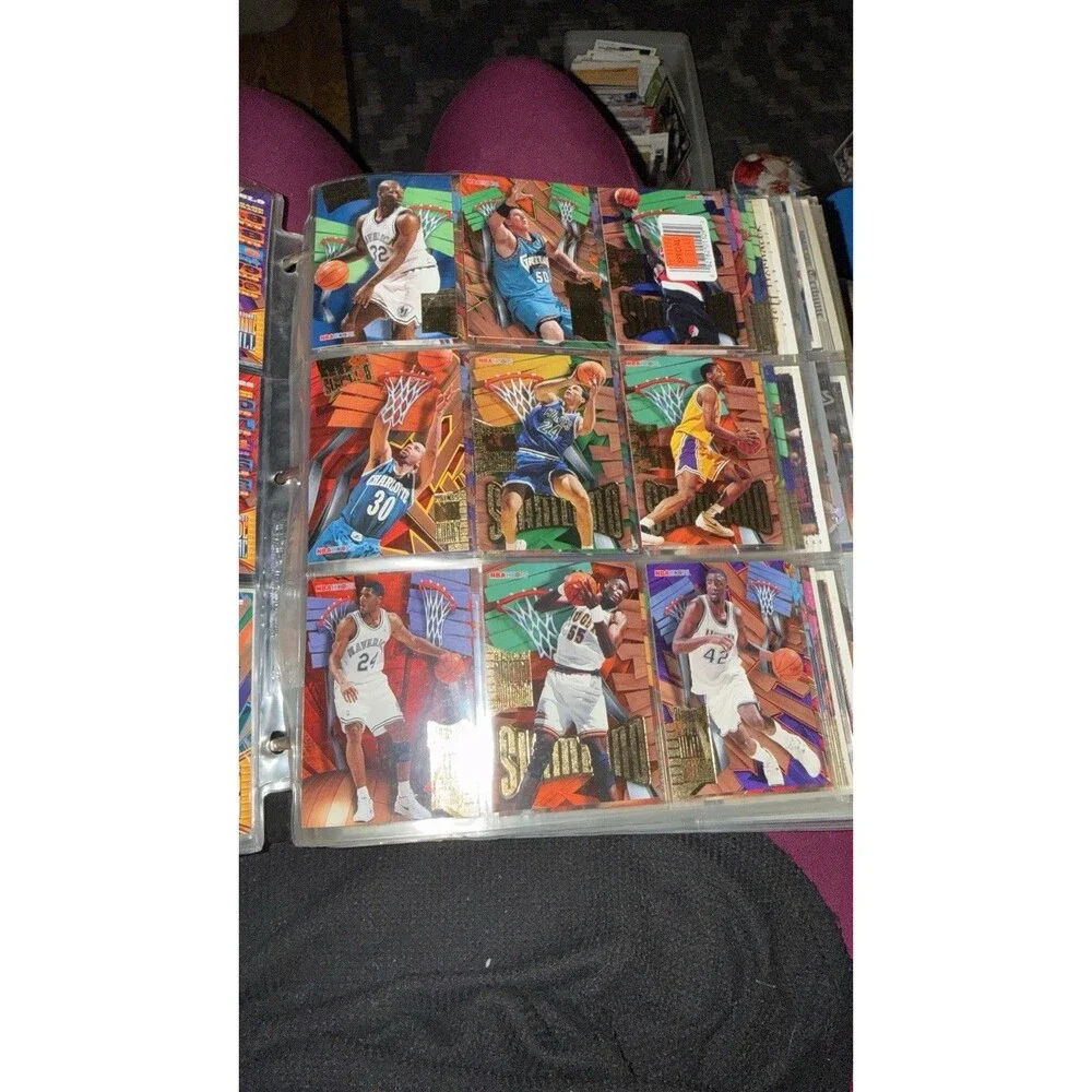 1990s NBA Card Binder Lot 25+ Pages SkyBox Meltdown USA Dream Team Rodman Shaq